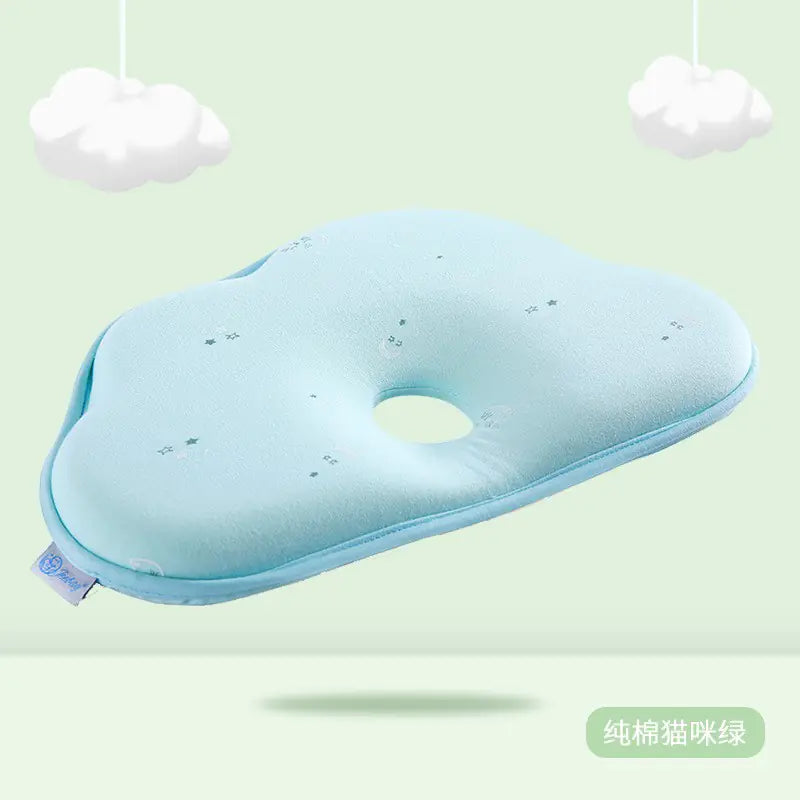 Baby Cloud-Shaped Pillow for Newborns, Washable Cotton