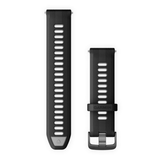 Garmin Garmin Forerunner 965 Laikrodžių dirželiai, Juodas / pilkšvas, 22 mm (010-11251-9Y)-0