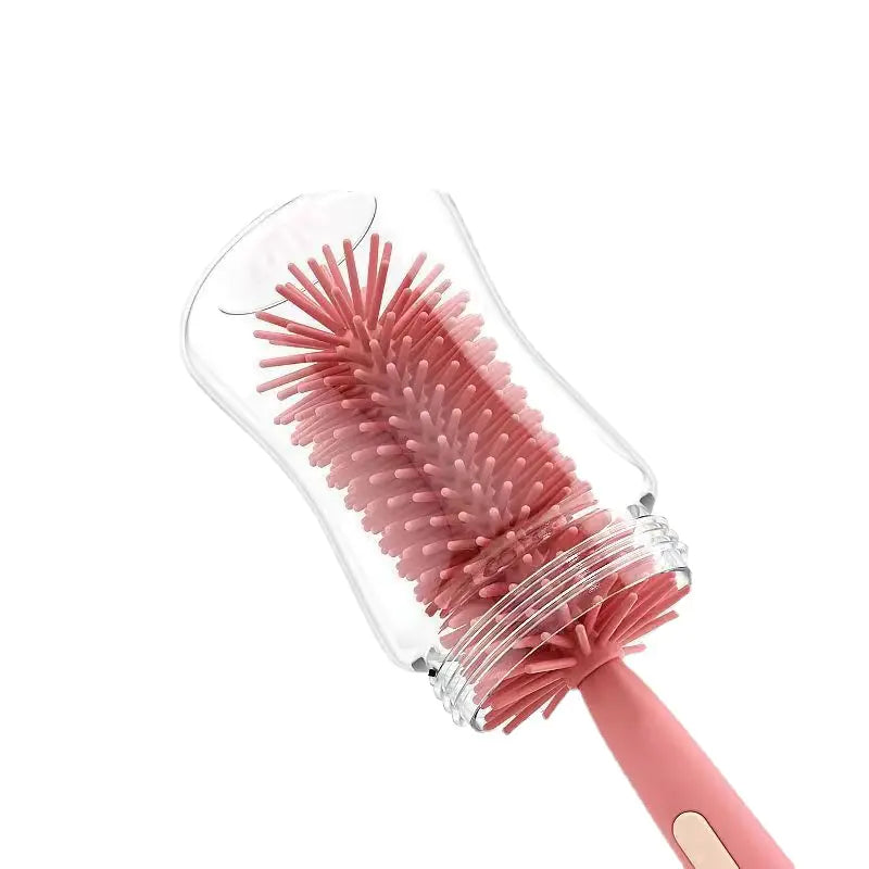 3-in-1 Baby Bottle Brush Set with Silicone Cleaner