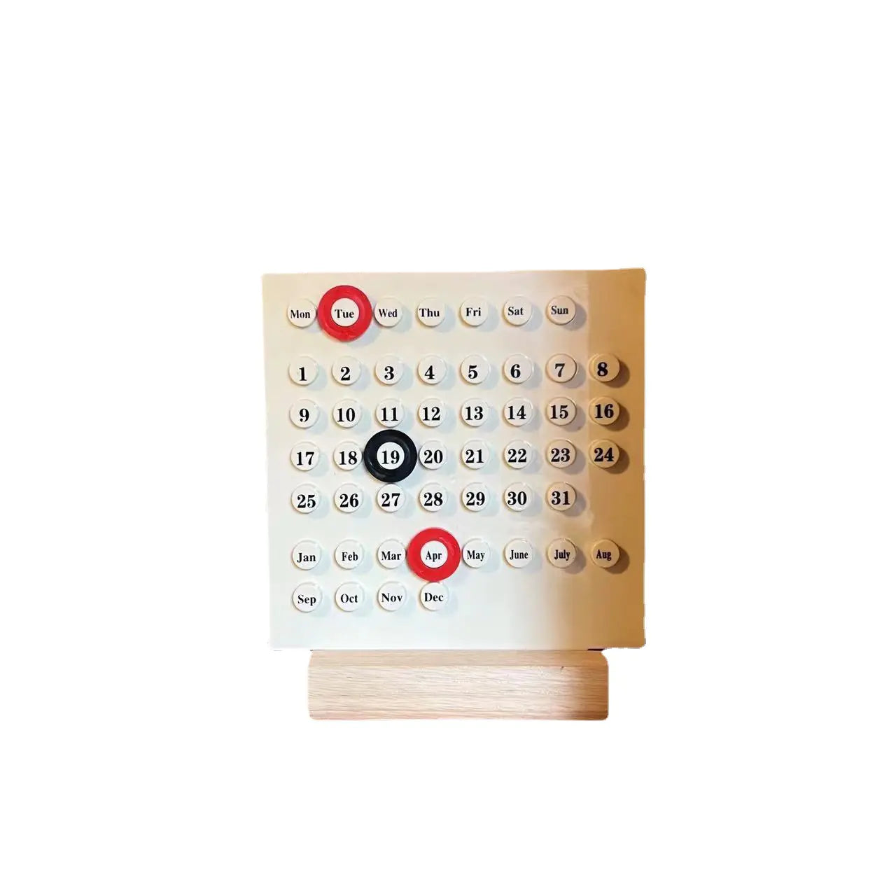 Cute DIY Ring Perpetual Countdown Desk Calendar Decor