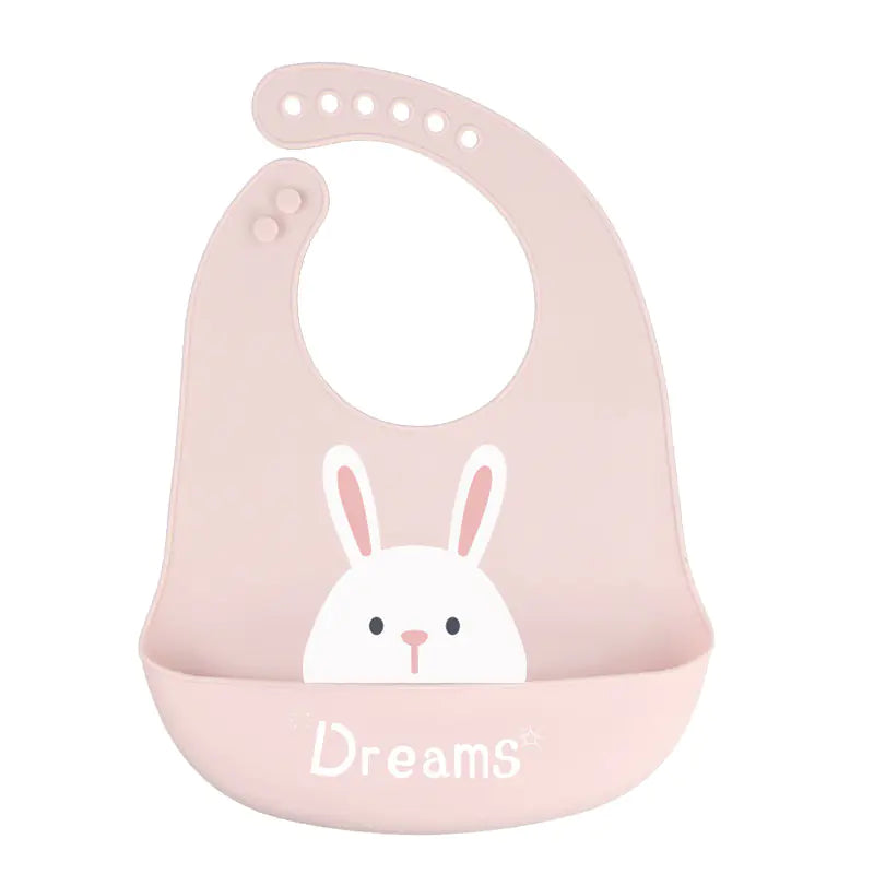 3D Baby Waterproof Silicone Bib for Feeding Kids