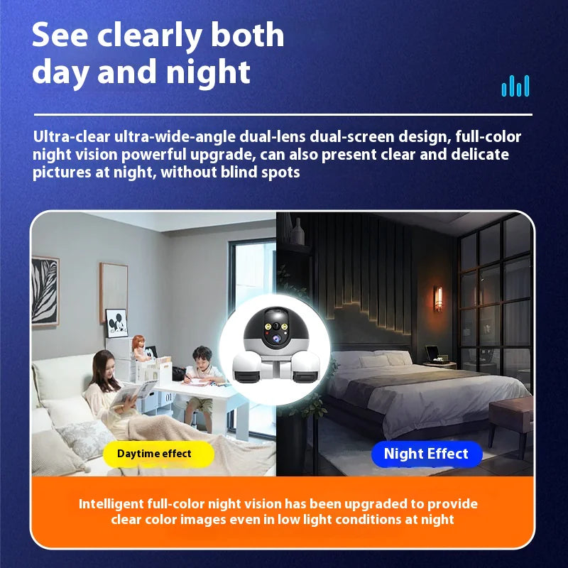 Wireless 360° HD Dual-Lens Camera