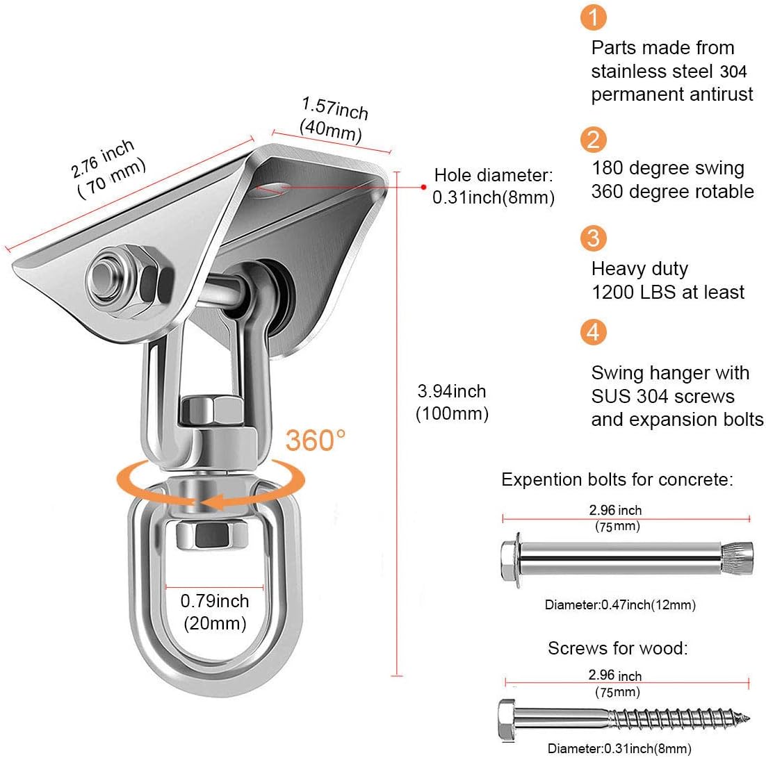 PurePleasure 360 Spinning Ceiling Sex Swing-4