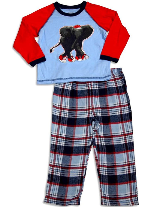 Little Me Boys Long Sleeve Pajamas-0