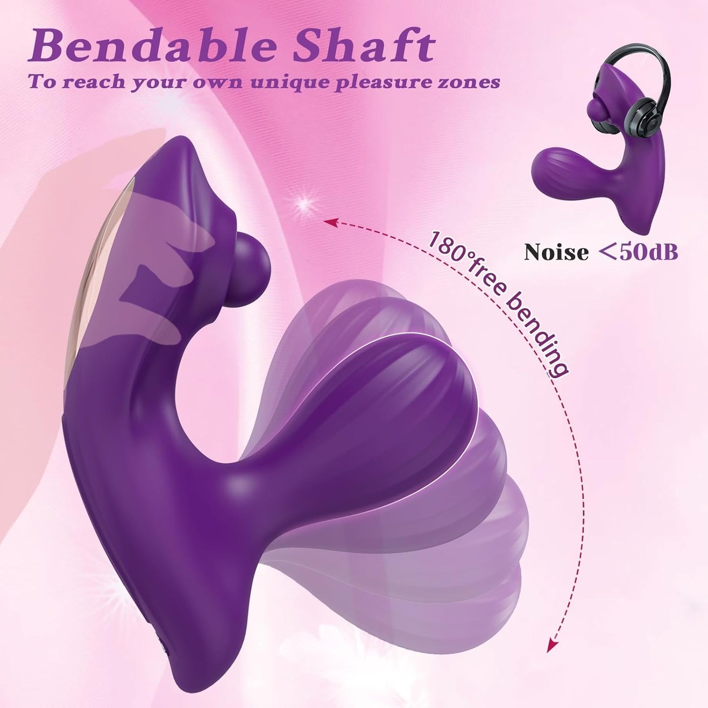OpalGlow Wearable App Control Clitoral G-Spot Vibrator-2