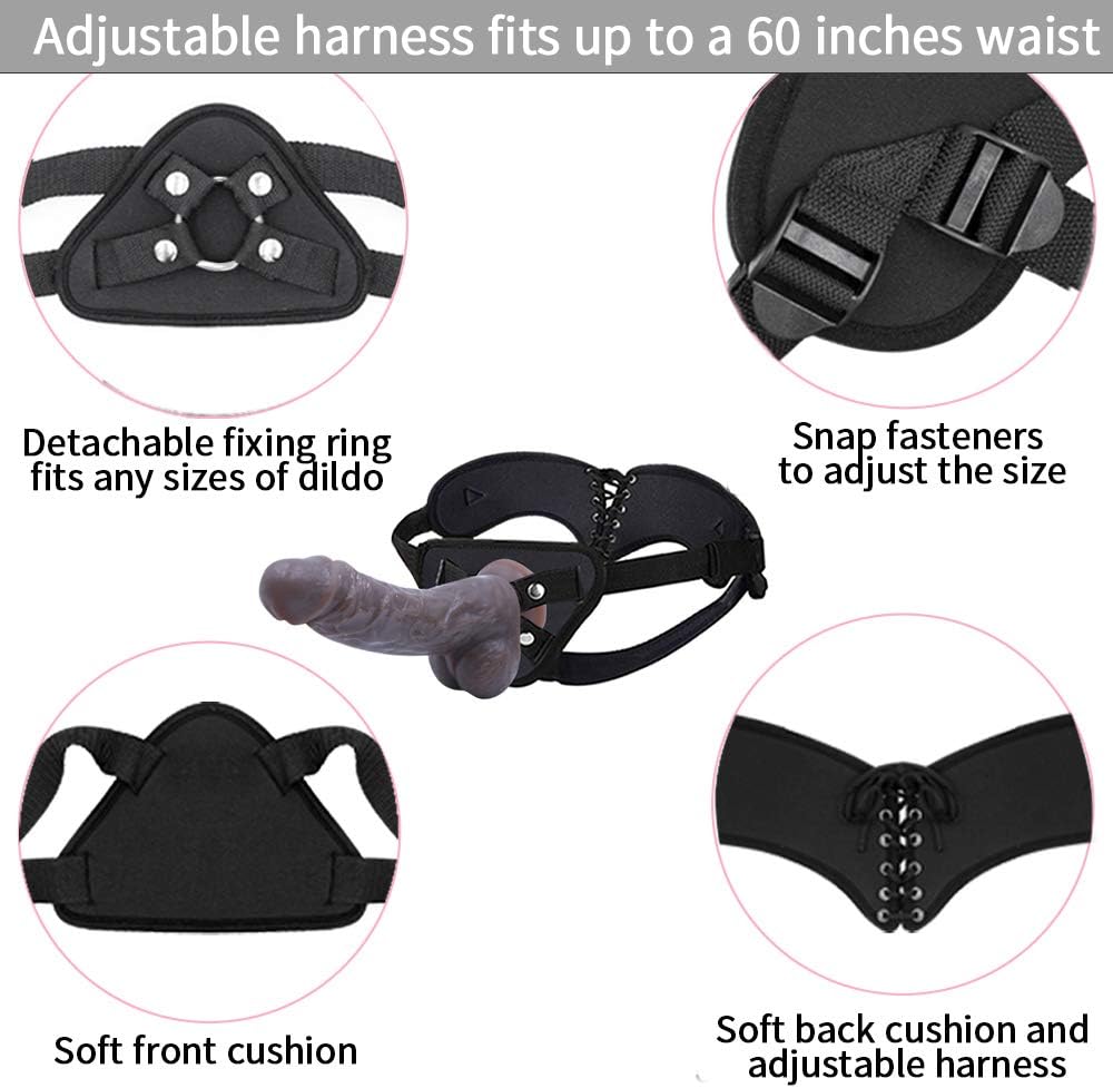 EchoDrive 2-in-1 Strap-On Vibrator with 8 Vibration Modes-2