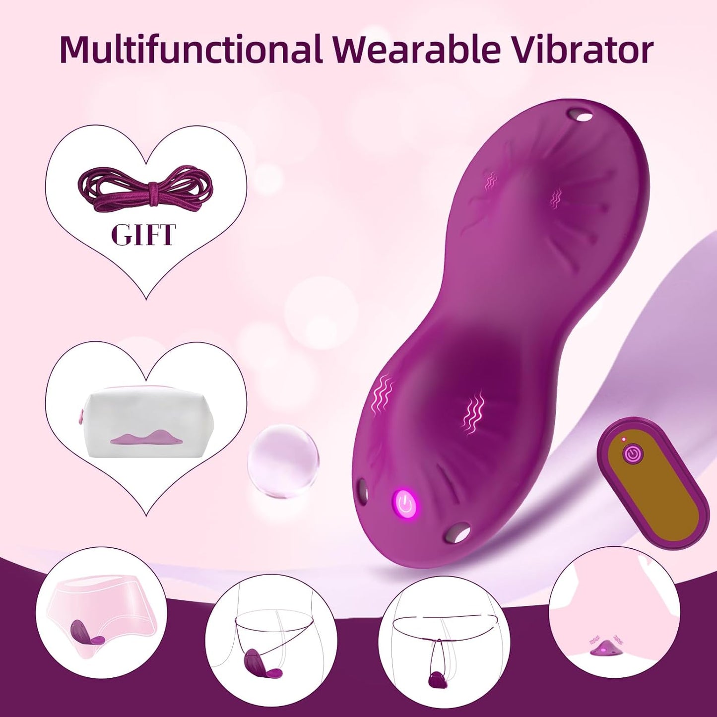 OpalPulse Wearable Panty Vibrator-4