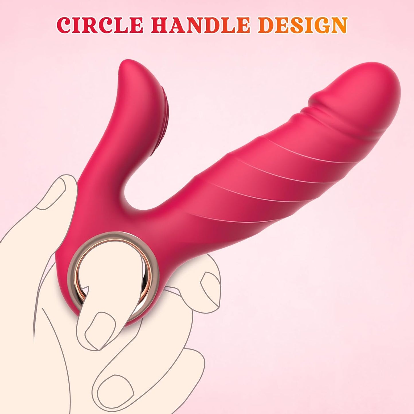 DualMotion 2-in-1 Thrusting & Vibrating G-Spot Clitoral Vibrator | Waterproof & Quiet-3