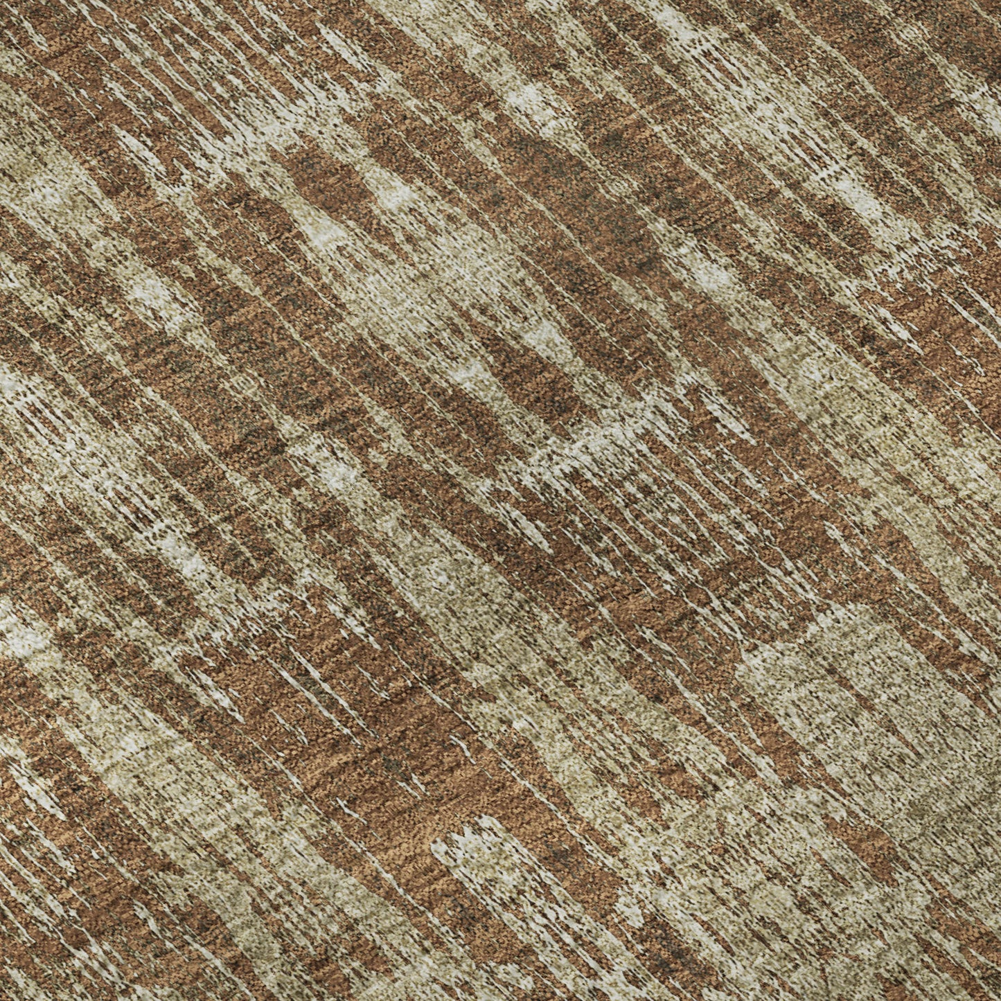 5' X 8' Chili Red And Beige Moroccan Washable Area Rug With UV Protection-8