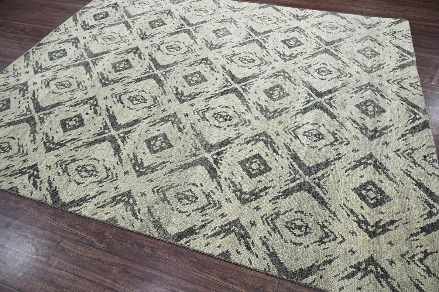 Multi Size Tone on Tone Gray Hand Knotted 100% Wool Turkish Oushak Modern & Contemporary Oriental Area Rug-3
