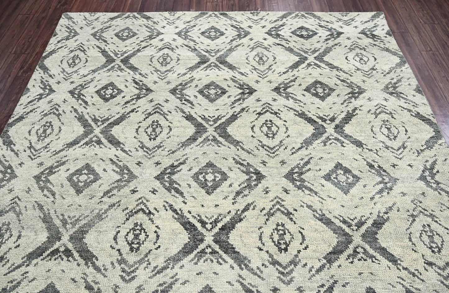 Multi Size Tone on Tone Gray Hand Knotted 100% Wool Turkish Oushak Modern & Contemporary Oriental Area Rug-4