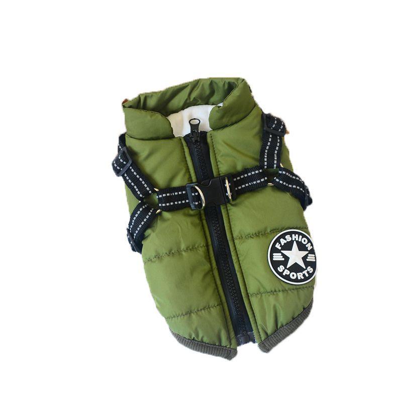 Winter Wonderland Pet Hooded Coat - Stylish And Warm Dog Jacket For Small Breeds-1