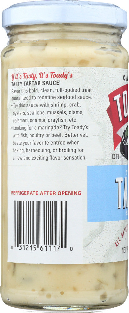 Captain Toady's Tarter Sauce (12x8 Oz)-1