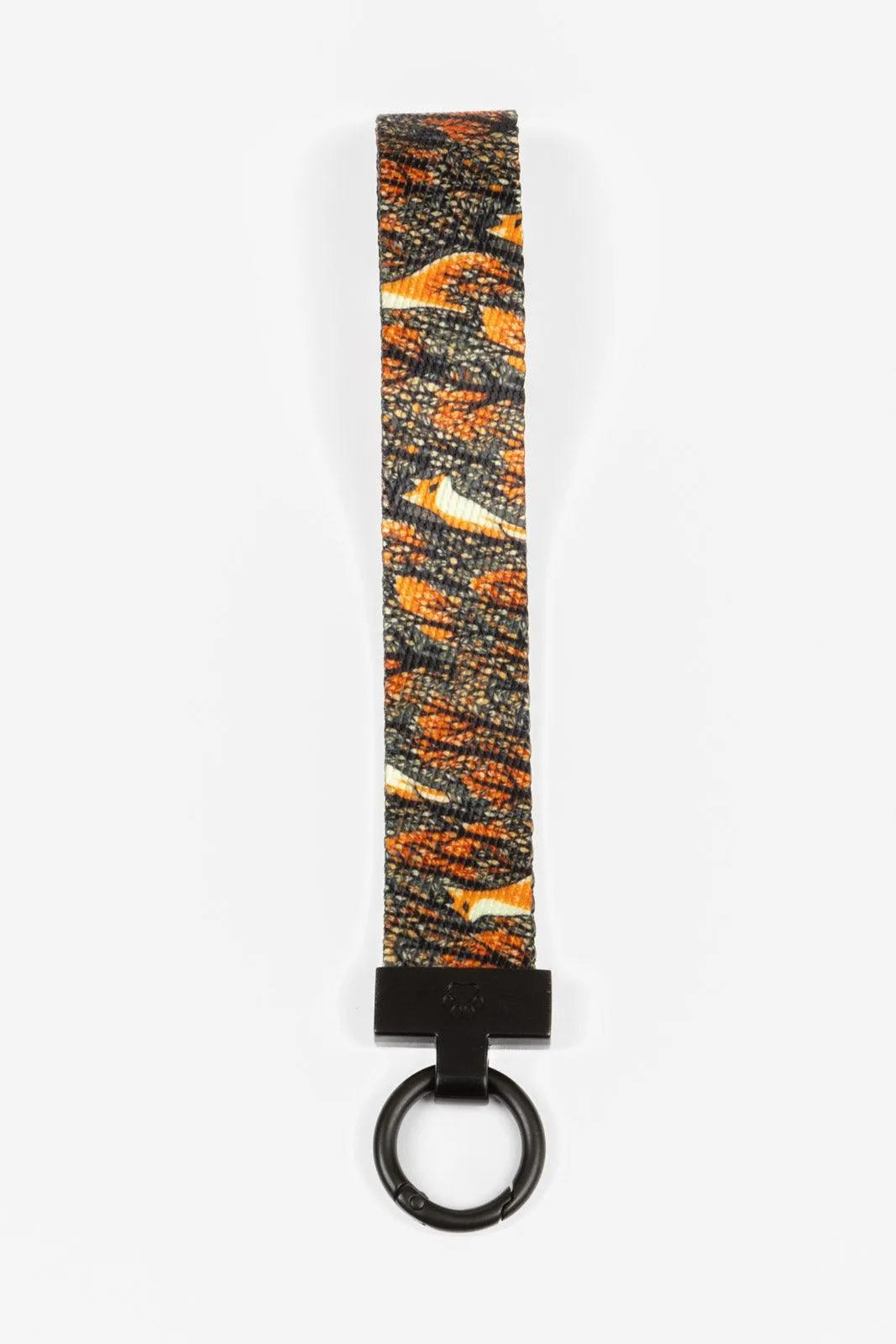 Foxes in Fall Wristlet Keychain-3
