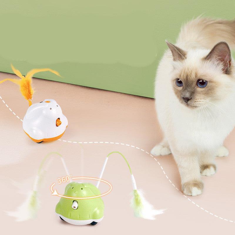 Usb Rechargeable Electric Infrared Cat Teaser-1