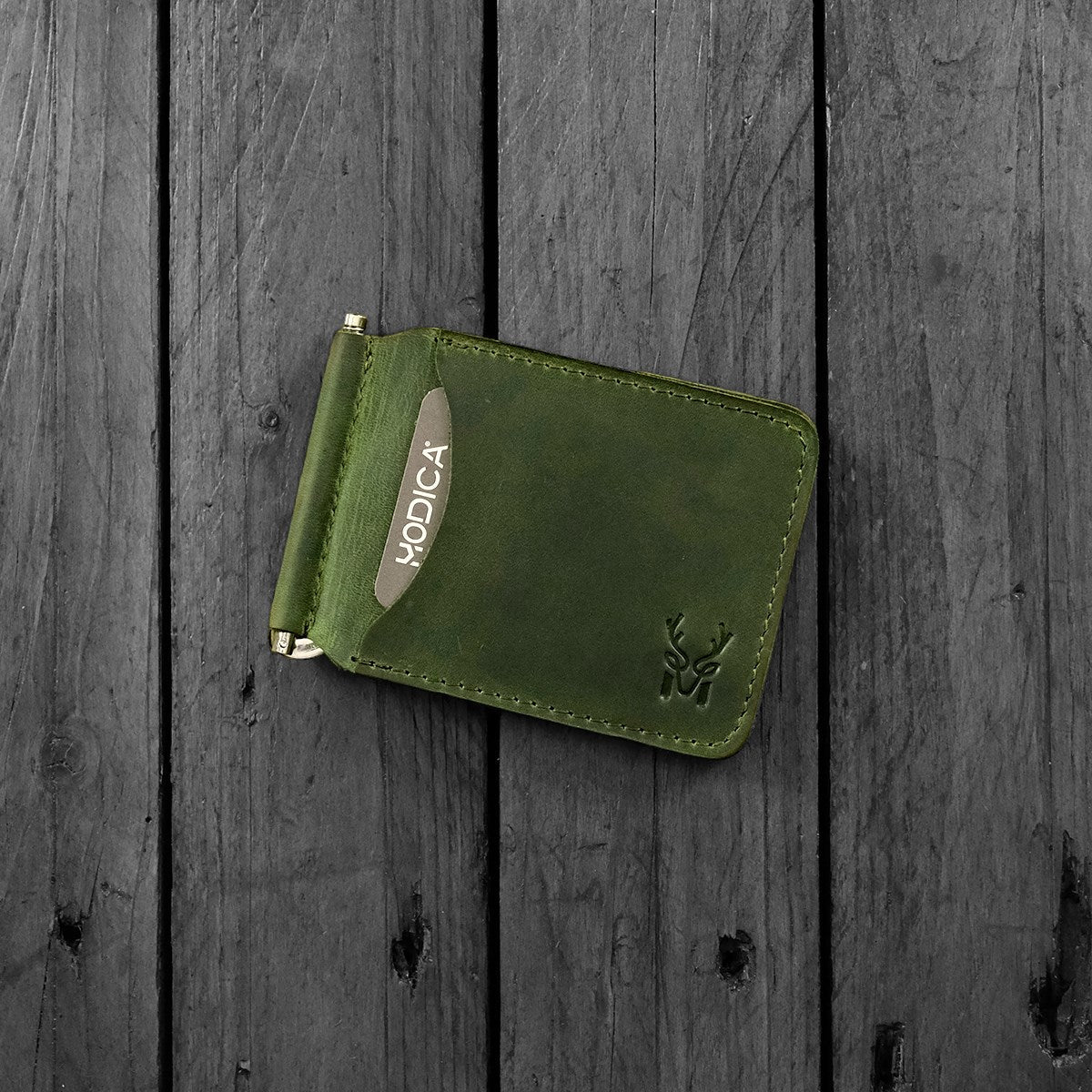 Hodica Larga - Genuine Leather Natural Money Clip Wallet-6