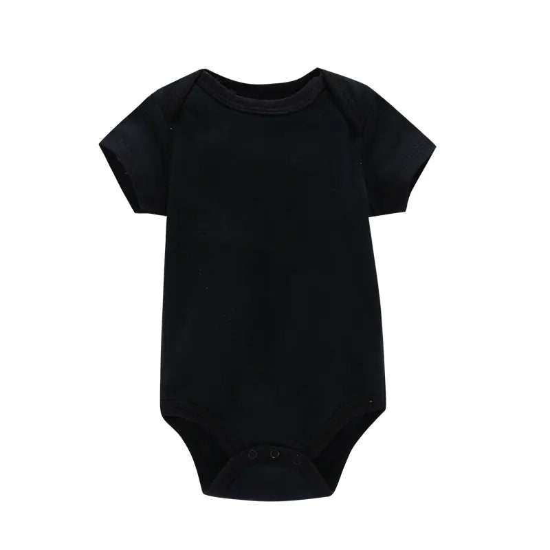 Baby Solid Color Cotton Romper
