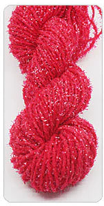 Acrylic Yarn with Metallic Thread for Knitting and Crochet