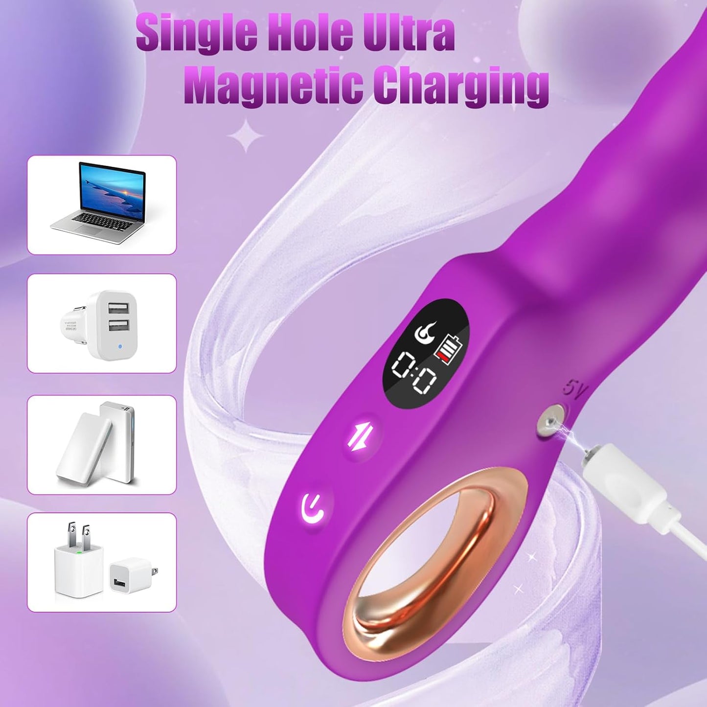 EclipseLuxe Hollow Handle Thrusting Vibrator-3