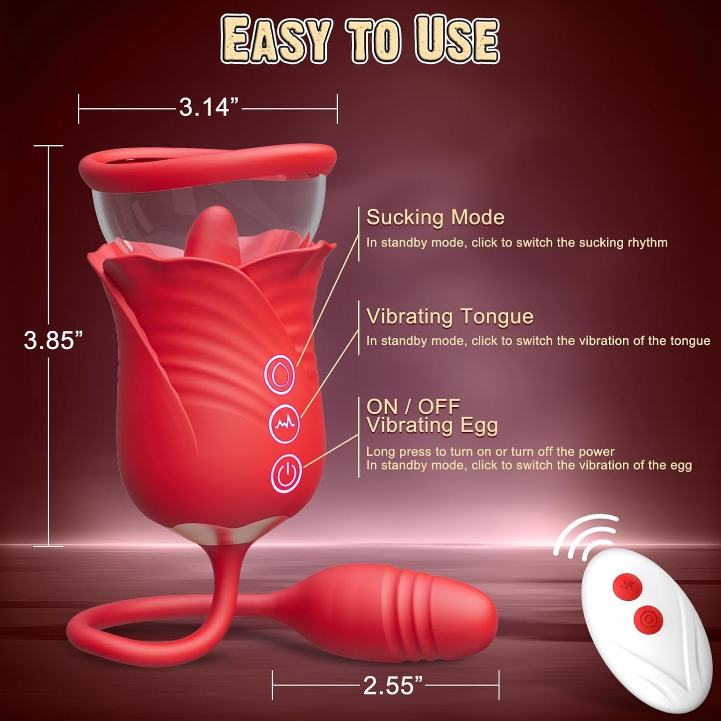 BloomLocks Multi Stimulation Clitoris Sucking Vibrator-4