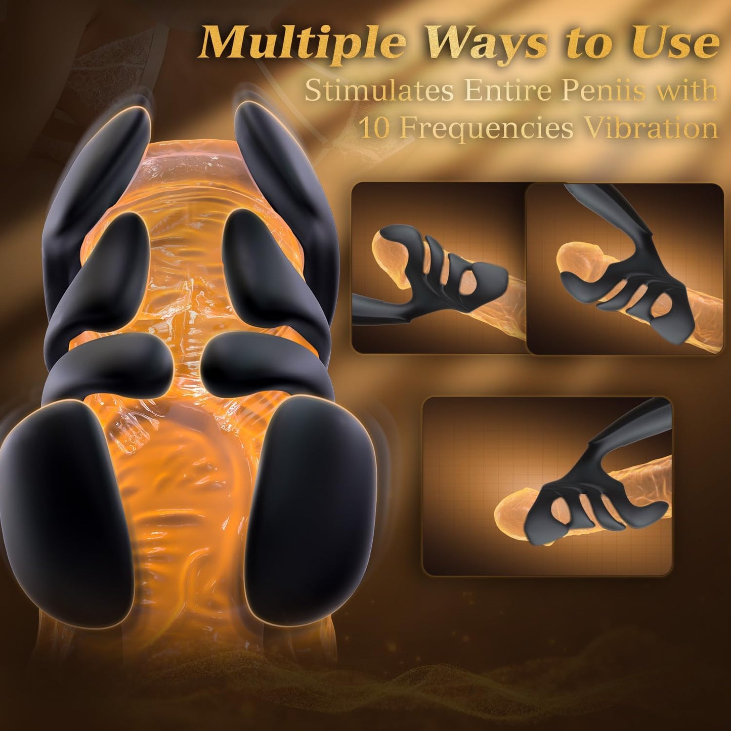 MasterTremor 10-Mode Vibrating Penis Stroker for Men-3