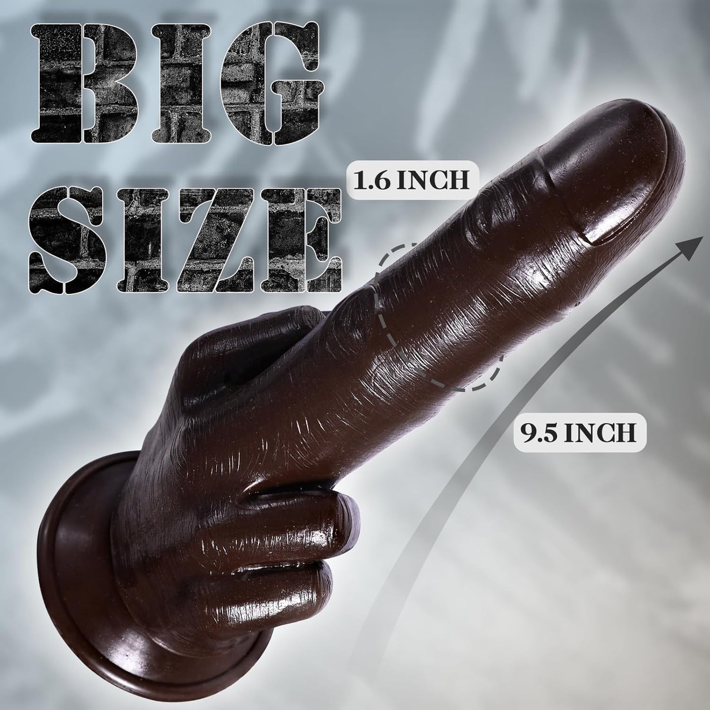 CraveTorque 9.2" Middle Finger Dildo-1