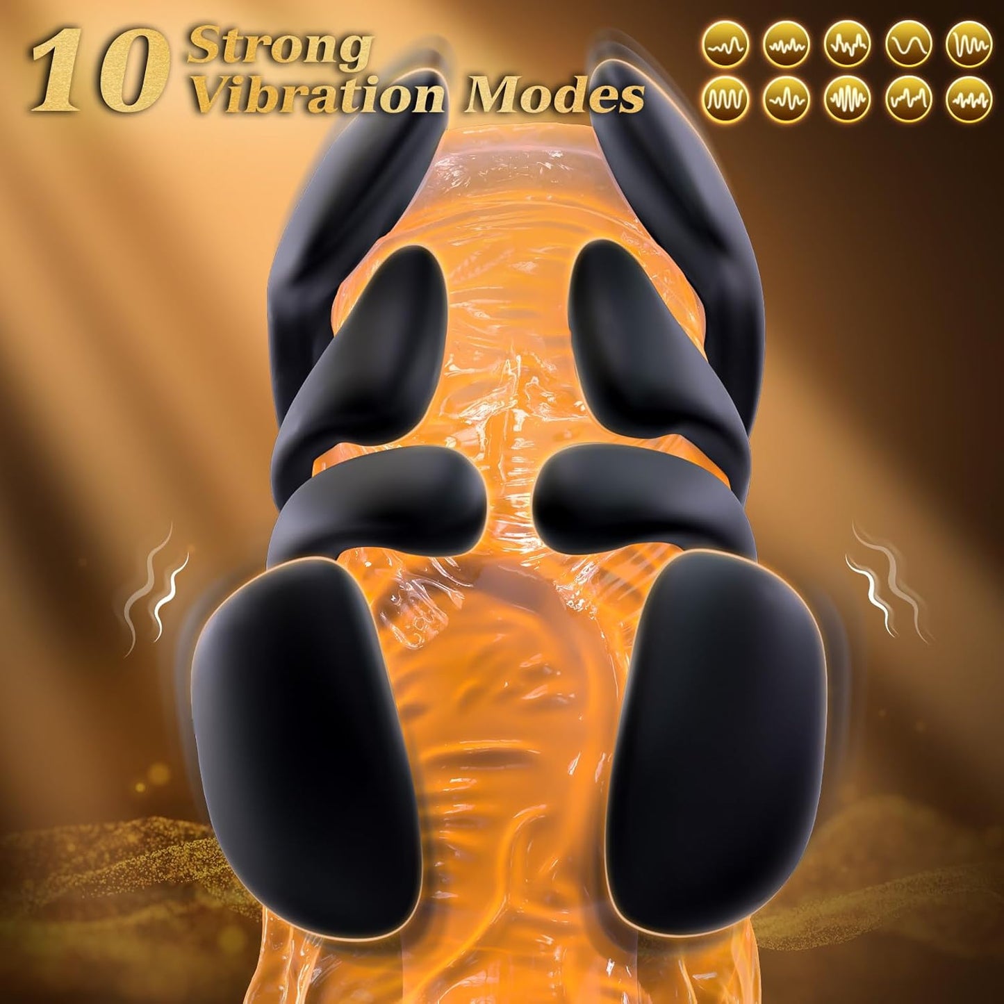 MasterTremor 10-Mode Vibrating Penis Stroker for Men-1