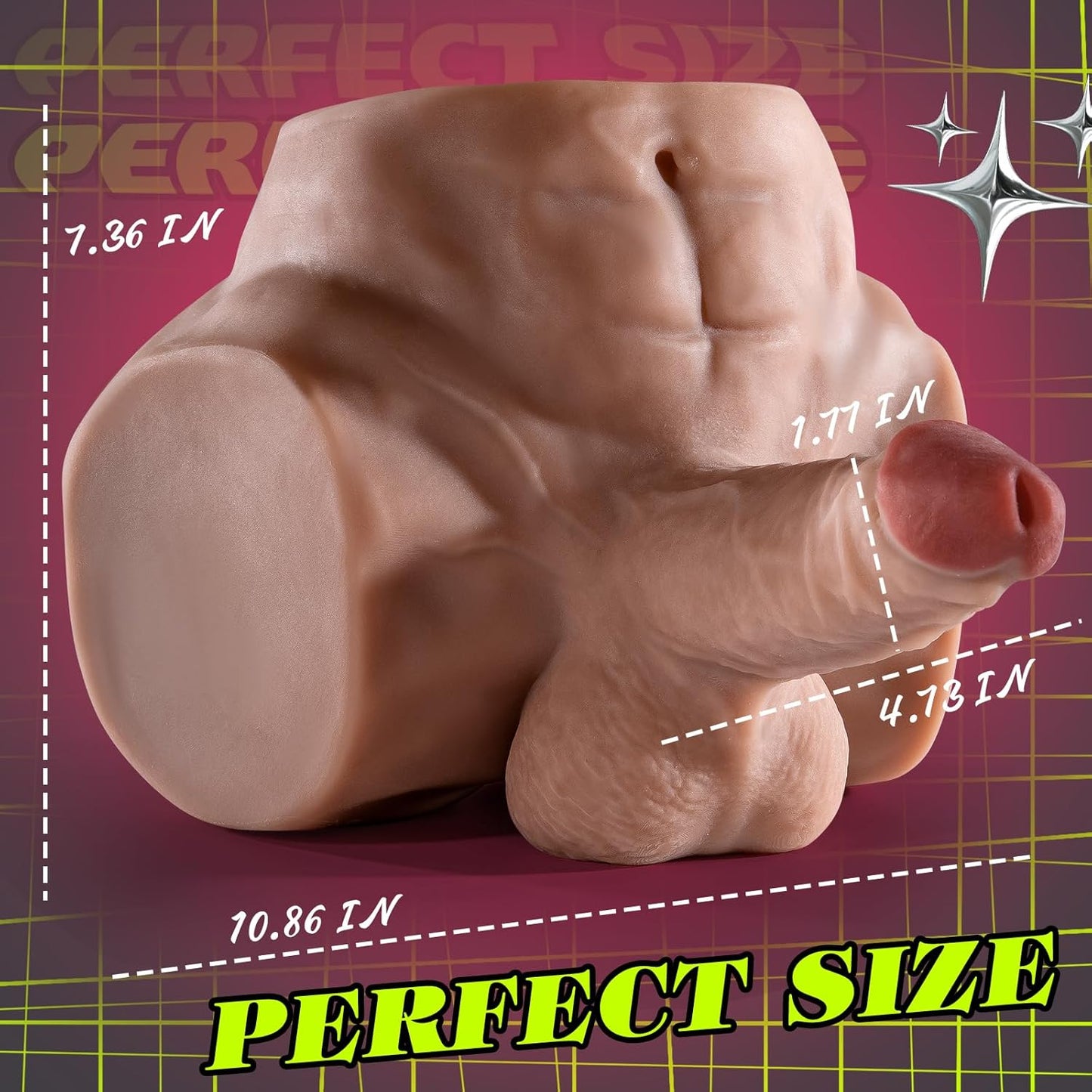 LustTitan Male Thick Dildo Sex Doll-4