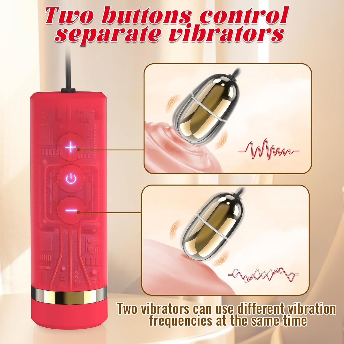 EchoEgg Double Egg Clitoral Stimulator Vibrator-4