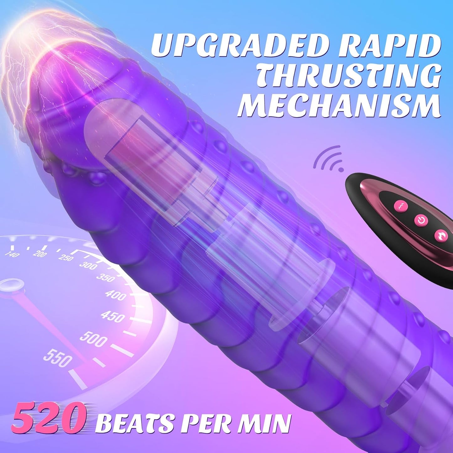 LustWraith Thrusting 8.9" Monster Dildo-3