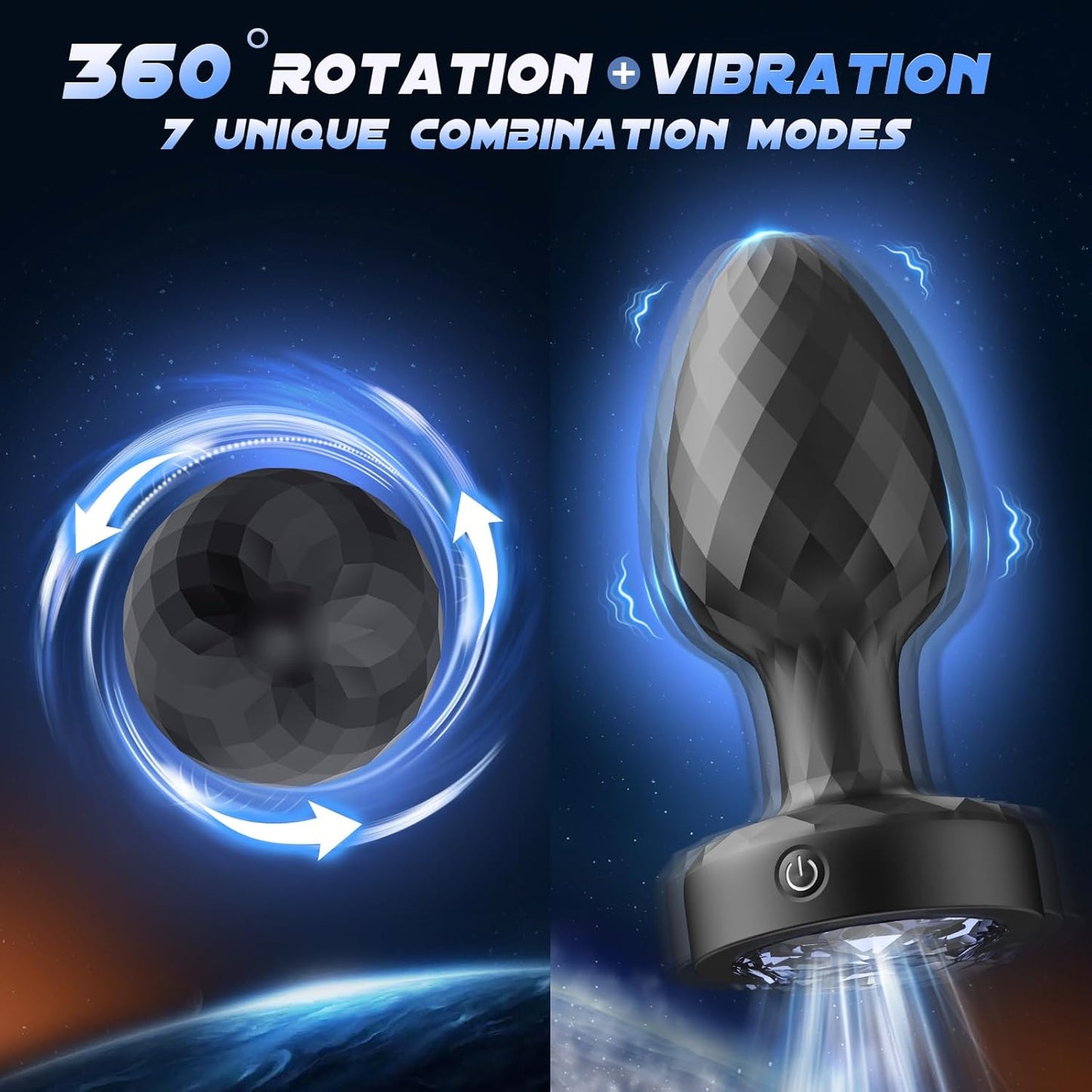 StormTease 360° Powerful Swiveling Anal Vibrator-1