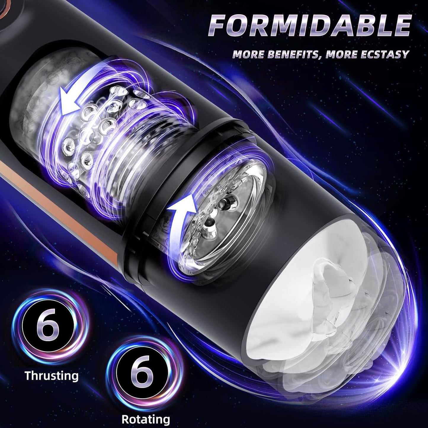 ErosEclipse Automatic Thrusting & Rotating Male Masturbator-1