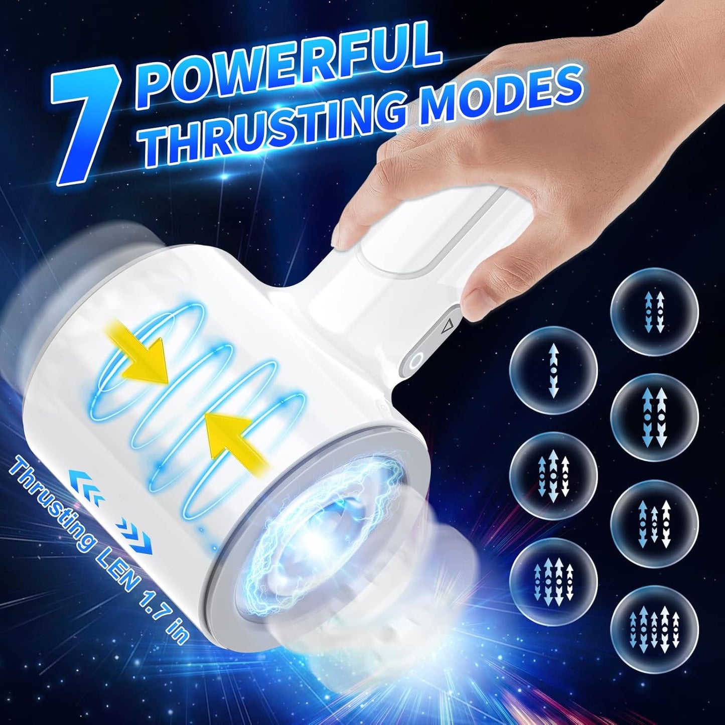 PleasureArc Automatic Thrusting Training Male Masturbator-1