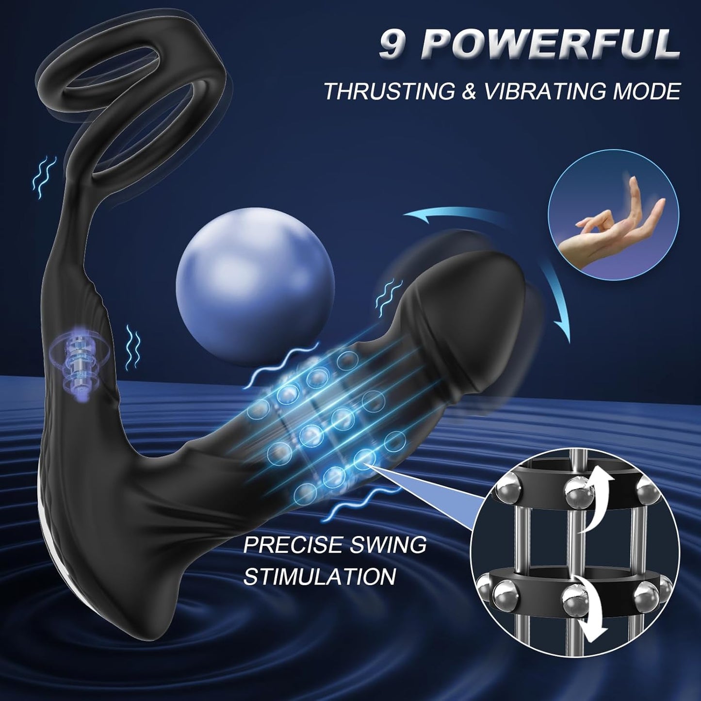 RogueThrust Wiggling Prostate Massager-1