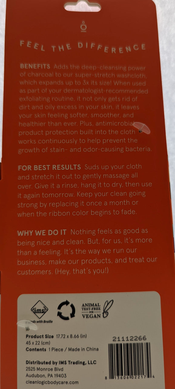 CLNLG DTX CHRCL WASHCLTH ( 1 X 1 CT )-1