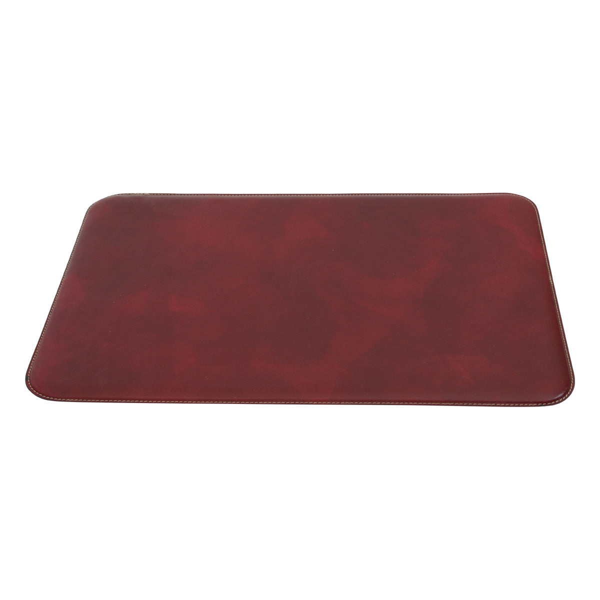 Leather desk pad - red-1