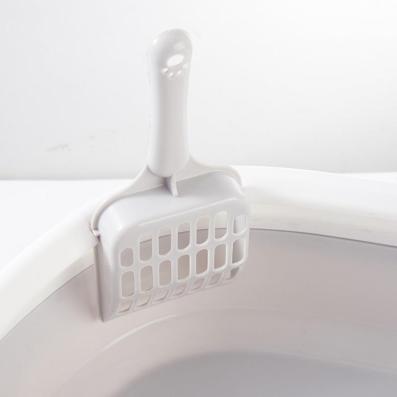 High-Quality Anti-Splash Pet Toilet With Scoop - Stylish And Convenient Cat Litter Box-1