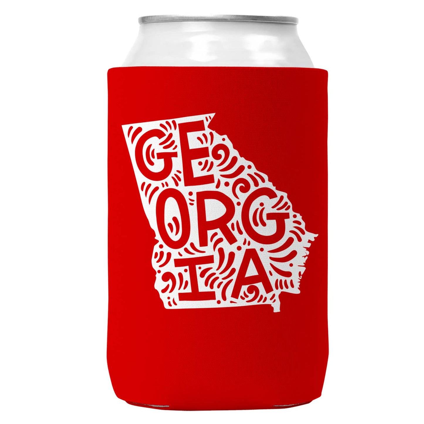 Georgia Can Coozie Cooler for 12oz Cans | State Koozie-6