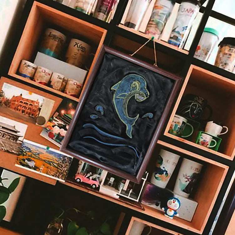 Vintage Magnetic Wall Chalkboard for Home and Office