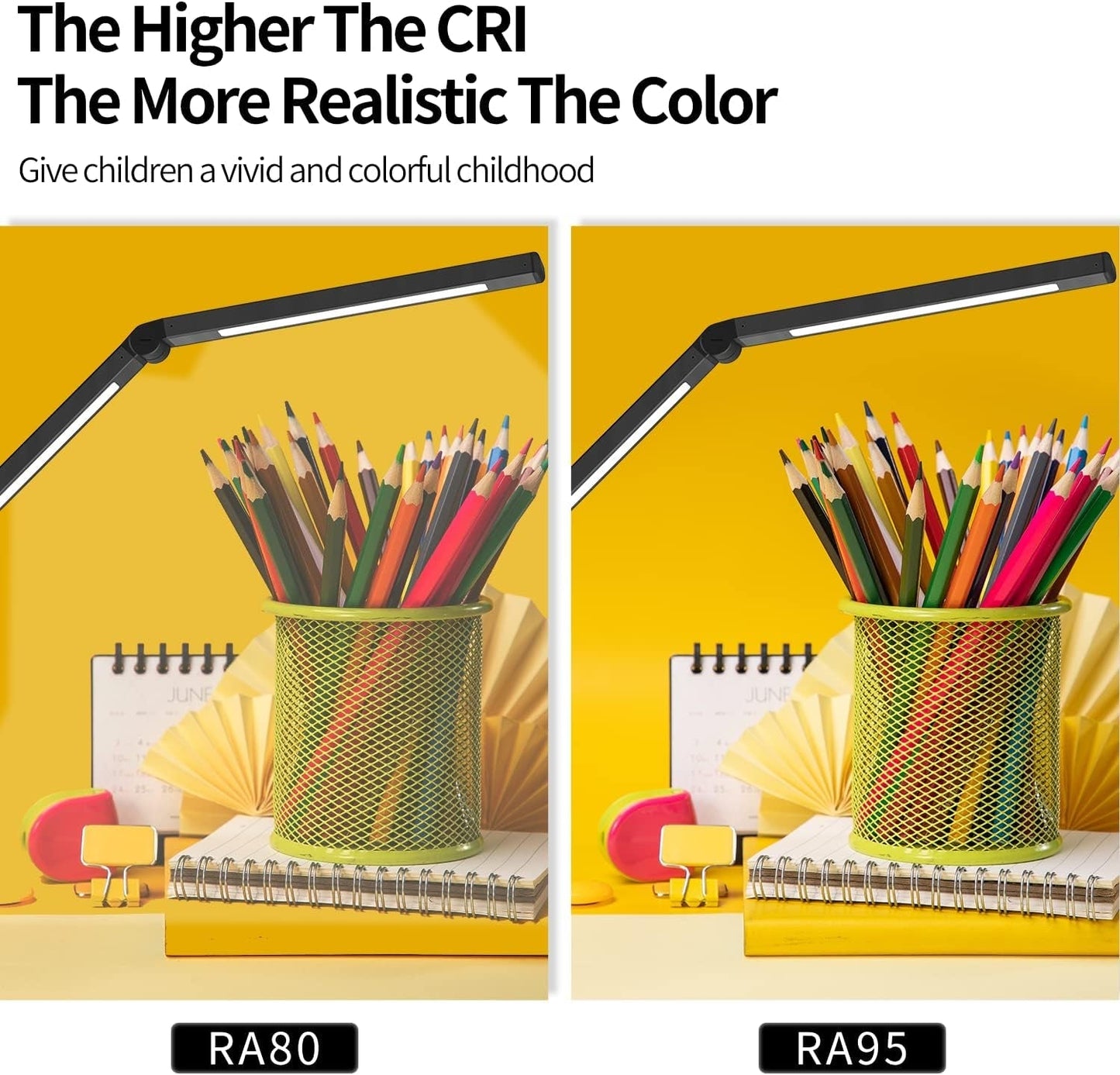 LED Desk Lamp with Clamp, Architect Desk Lamp with Dual Light and Adjustable Swing Arm, Clip-On Eye-Care 4 CCT Modes & 5 Brightness Levels Table Light Modern Computer Lighting for Home Office-3