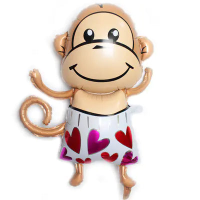 Cute Monkey Foil Balloon - Monkey Balloon Design