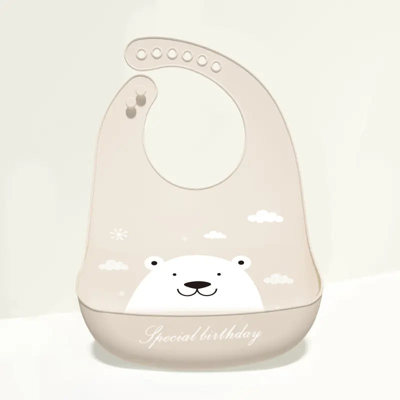 3D Baby Waterproof Silicone Bib for Feeding Kids