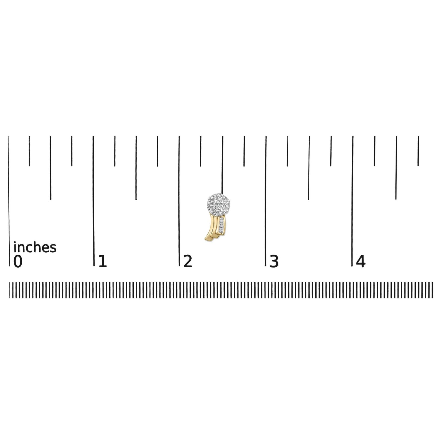 14K Yellow Gold 7/8 cttw Round Cut Diamond Earrings (I-J, SI1-SI2)-4