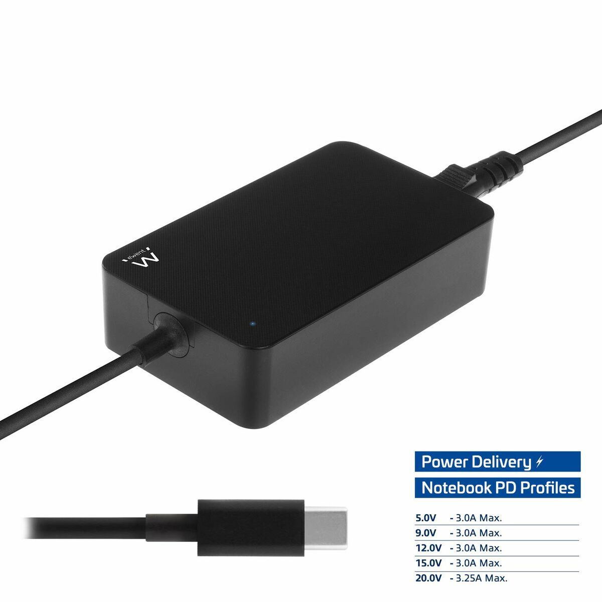 Laptop Charger Ewent EW3980 65 W-9