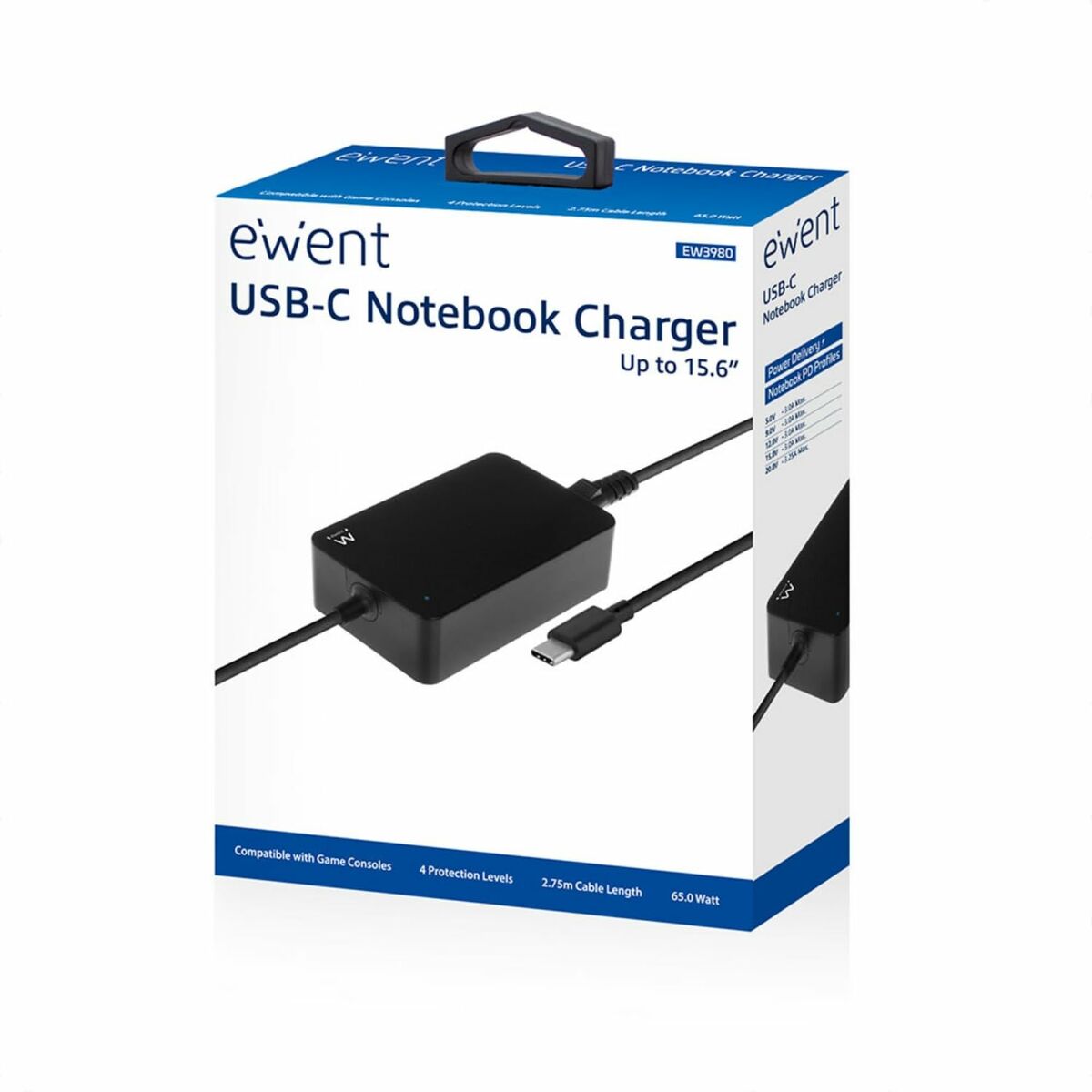 Laptop Charger Ewent EW3980 65 W-6