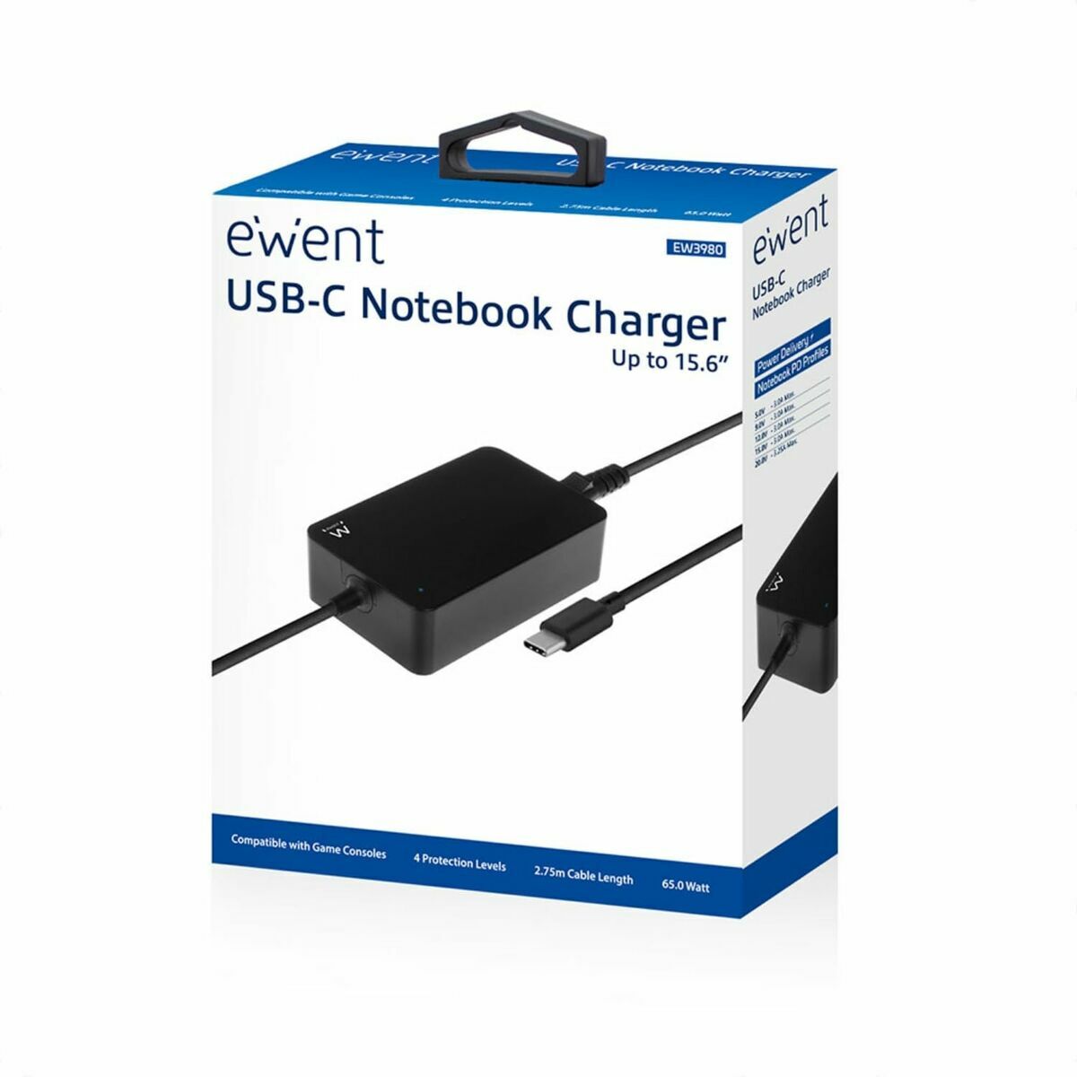 Laptop Charger Ewent EW3980 65 W-5