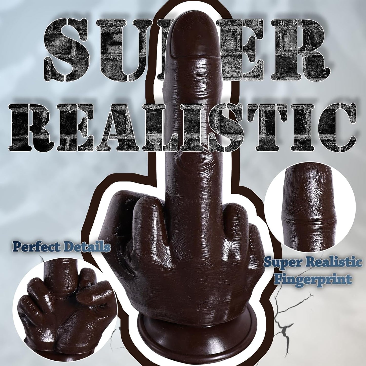 CraveTorque 9.2" Middle Finger Dildo-4