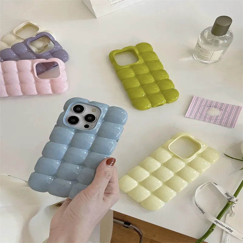 Ins Egg Waffle For Promax Multi-color Phone Case Drop-resistant TPU Cute