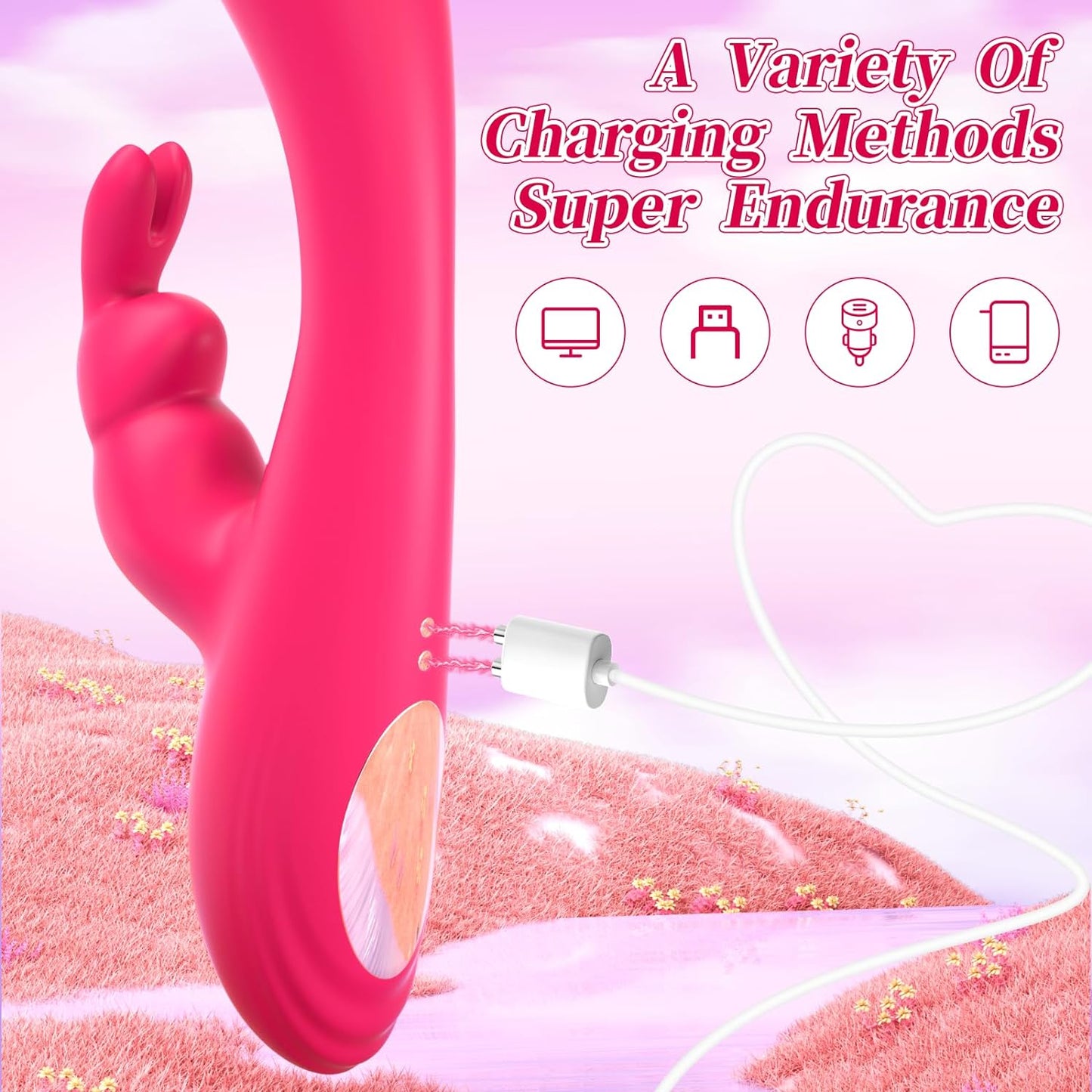 HaloTease G-Spot Rabbit Vibrator-4