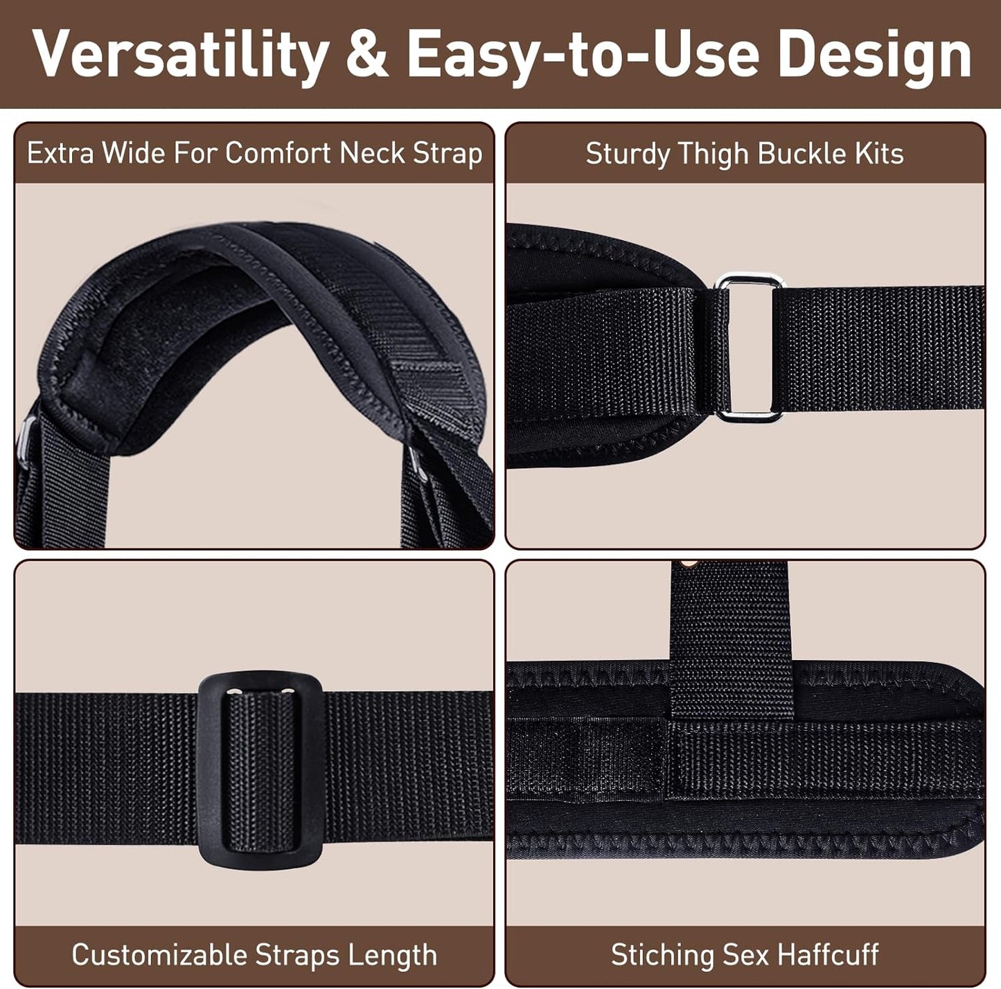VelourCharm Kinky BDSM Bondage Restraints-3
